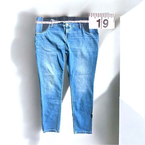 Isabel Maternity Jeans l Side Panel l 14/32R l EUC - Picture 3 of 13